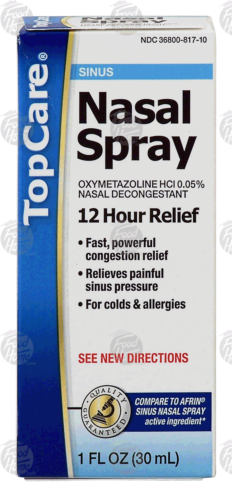 Top Care  nasal spray, relieves congestion, and painful sinus pressure, 12 hour relief Full-Size Picture